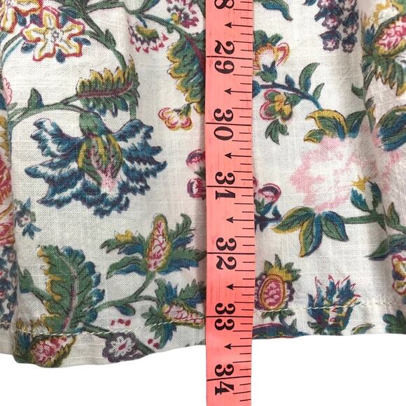 MADEWELL Garden Vine Sleeveless Cotton Dress Sz 0 Floral Fairy Cottage Preppy - Picture 14 of 14